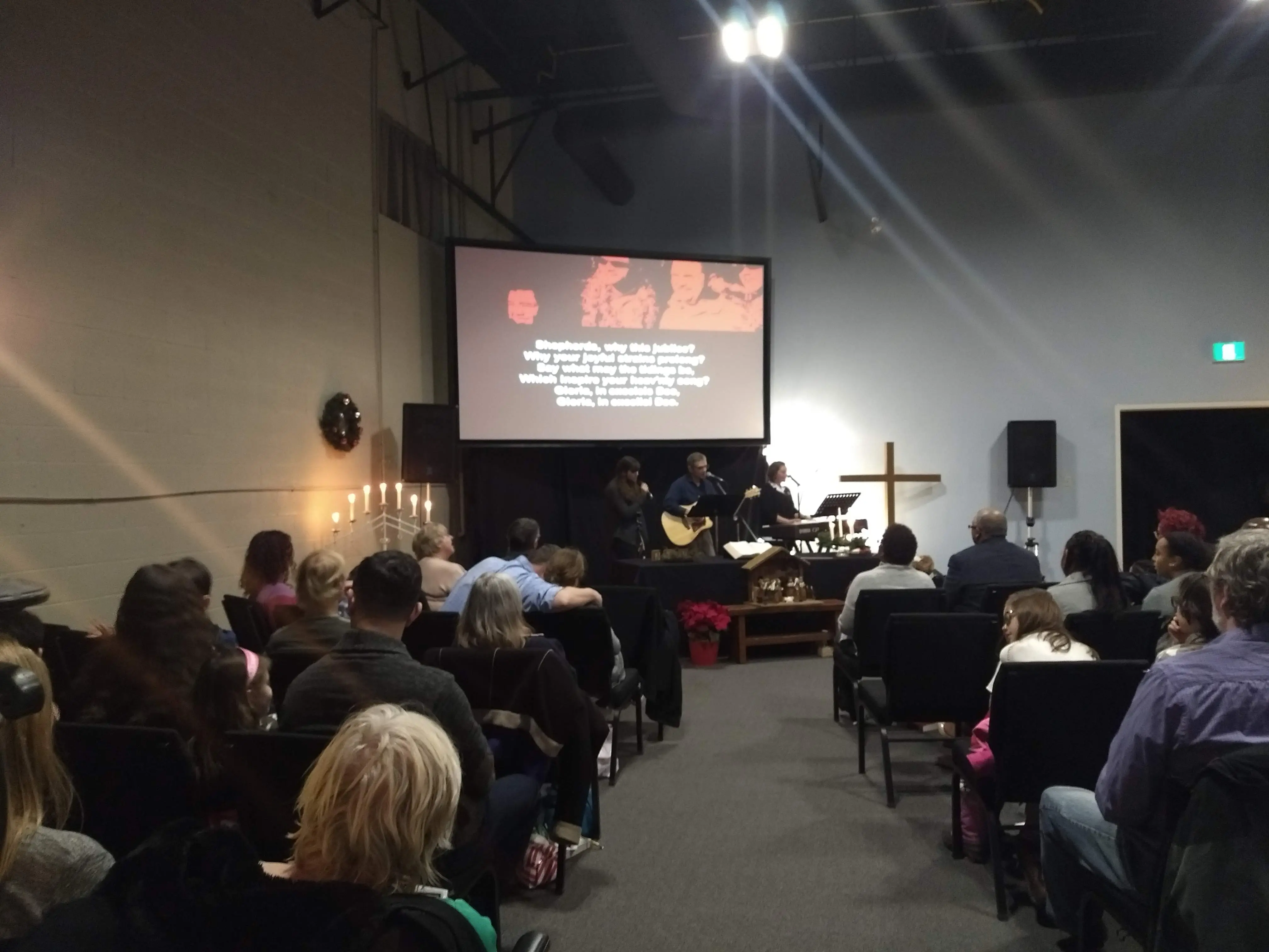 Christmas eve candlelight service